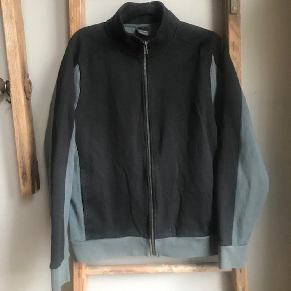 Oakley Zip Up  Mens Black Golf Tech Jacket XL